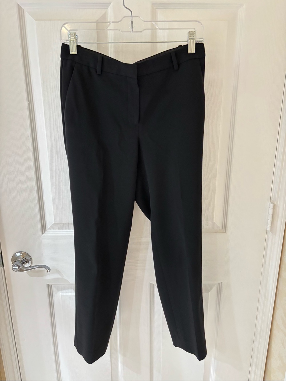 Theory Black Cropped Ankle Pants
